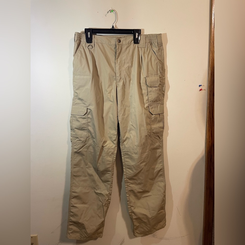 5.11 tactical cargo series 511 work casual pants Mens 38 X 36‎ Khaki Cargo Pants